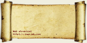 Josif Stamenić vizit kartica